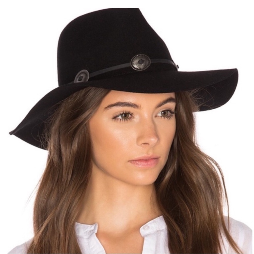 Brixton Black Women's Hat with Silver Accents